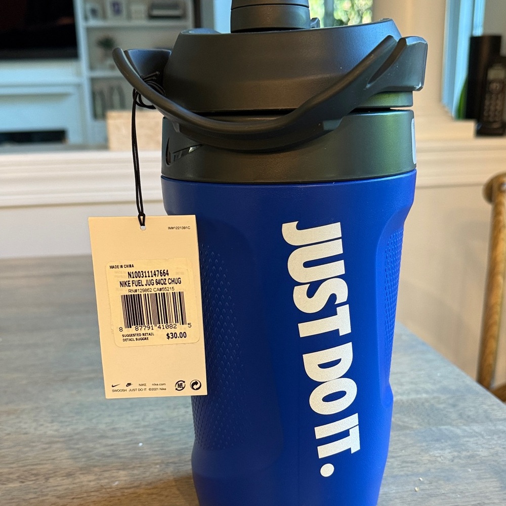 Nike Blue Chug Water Bottle